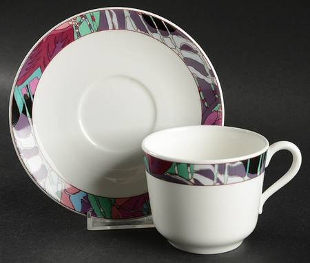Intra Flat Cup & Saucer Set