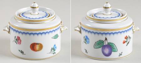 Italian Fruits (Antico Doccia) Mini Sugar Bowl & Lid
