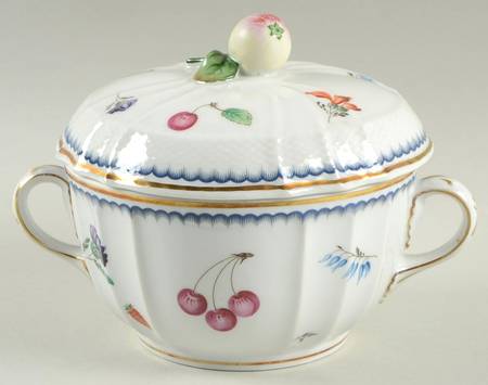 Italian Fruits (Antico Doccia) Candy Box & Lid