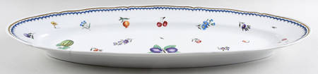 Italian Fruits (Antico Doccia) 23" Fish Platter