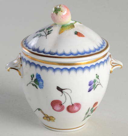 Italian Fruits (Antico Doccia) Mini Sugar Bowl & Lid