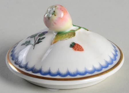 Italian Fruits (Antico Doccia) Lid for Mini Sugar Bowl