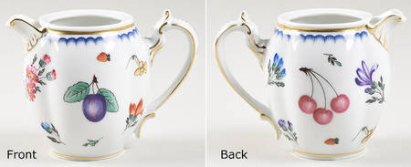 Italian Fruits (Antico Doccia) Individual Coffee Pot No Lid
