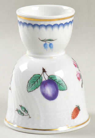 Italian Fruits (Antico Doccia) Double Egg Cup