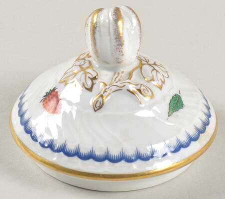 Italian Fruits (Antico Doccia) Lid for Sugar Bowl