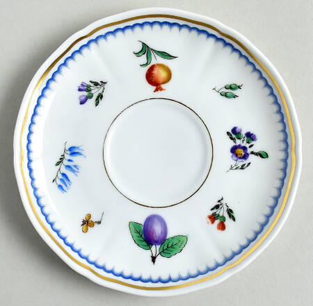 Italian Fruits (Antico Doccia) Saucer