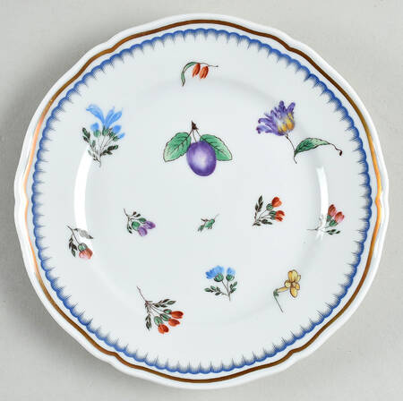 Italian Fruits (Antico Doccia) Bread & Butter Plate