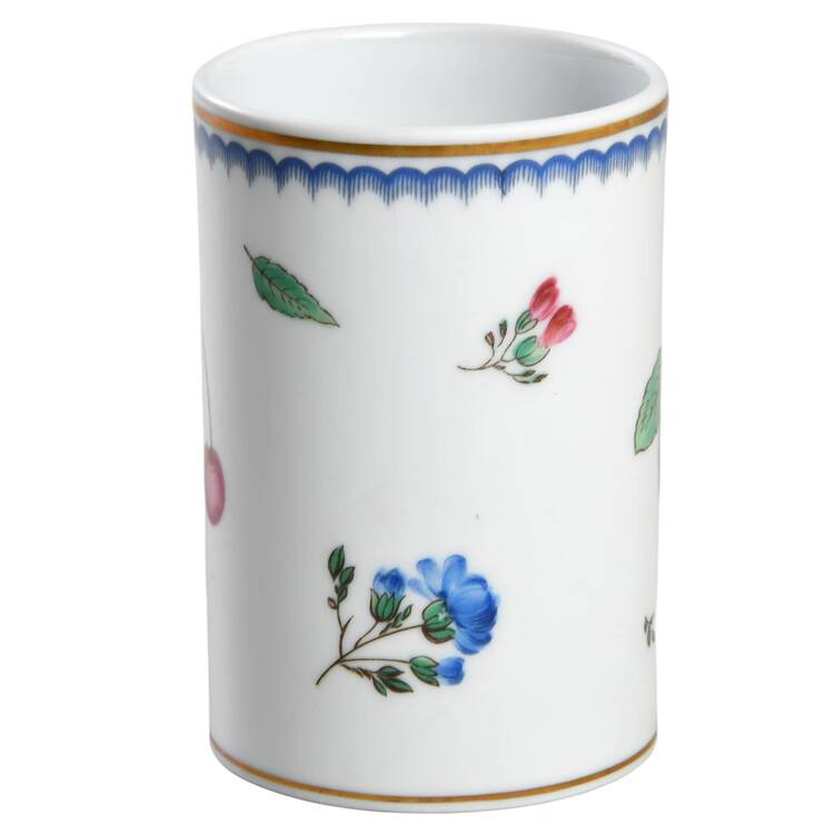 Italian Fruits (Antico Doccia) 4" Storage Jar No Lid