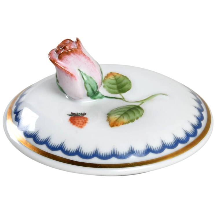 Italian Fruits (Antico Doccia) Lid for 4" Storage Jar