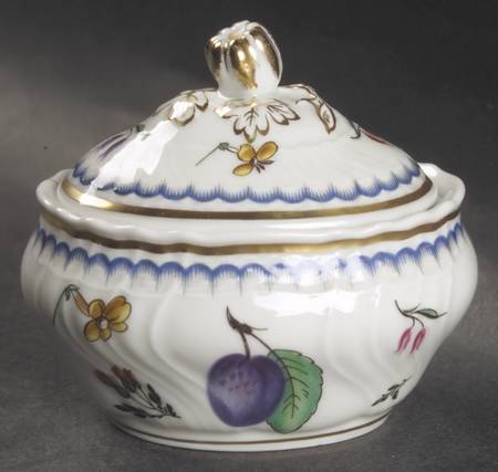 Italian Fruits (Antico Doccia) Mini Sugar Bowl & Lid