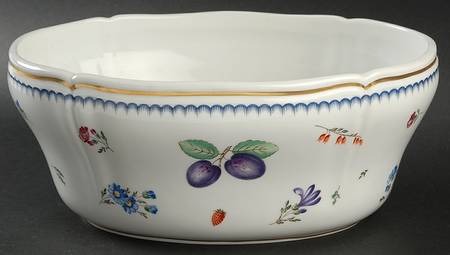 Italian Fruits (Antico Doccia) Oval Vegetable No Lid