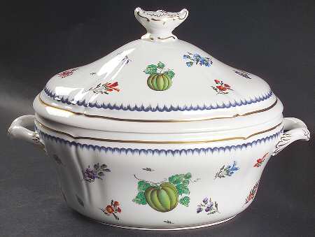 Italian Fruits (Antico Doccia) Oval Tureen & Lid