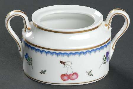 Italian Fruits (Antico Doccia) Mini Sugar Bowl No Lid