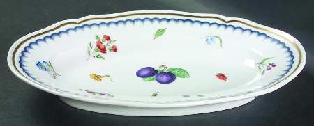 Italian Fruits (Antico Doccia) Pickle Dish