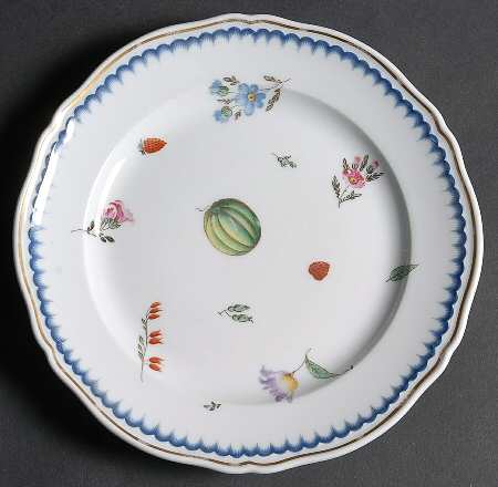 Italian Fruits (Antico Doccia) Luncheon Plate