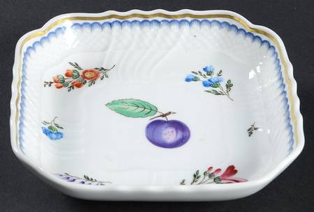 Italian Fruits (Antico Doccia) 5" Square Tray