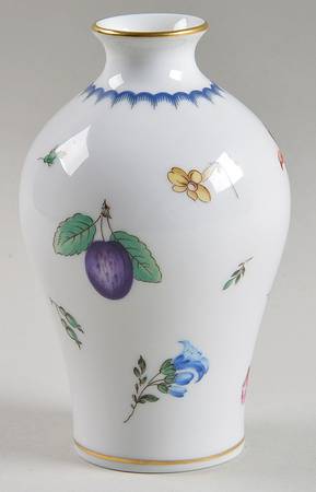 Italian Fruits (Antico Doccia) 4" Bud Vase