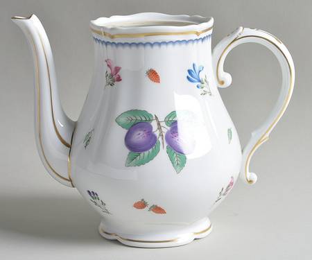 Italian Fruits (Antico Doccia) Coffee Pot No Lid