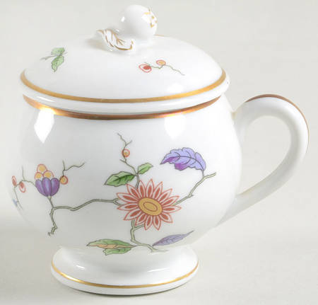 Oriente 2 Pc Pot de Creme w/Lid & Base