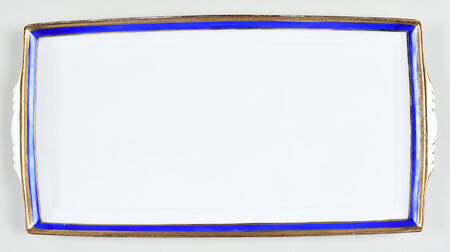 Palermo Blue 14" Rectangular Tray
