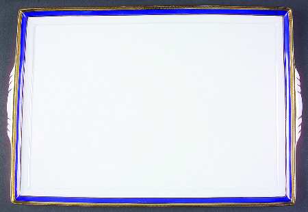 Palermo Blue 16'' Rectangular Tray