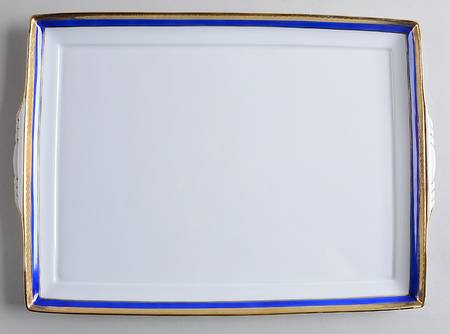Palermo Blue Rectangular Tray