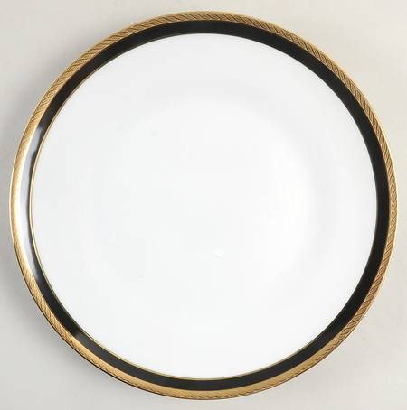 Palermo Black Luncheon Plate