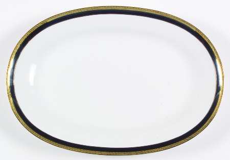 Palermo Black 13" Oval Serving Platter