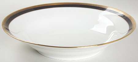 Palermo Black Rim Soup Bowl