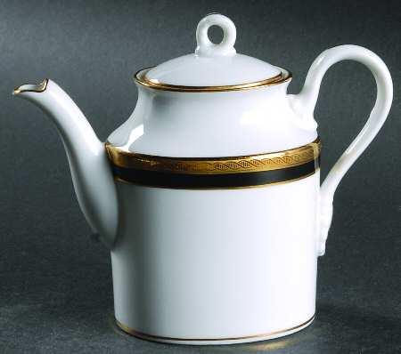 Palermo Black Individual Coffee Pot & Lid
