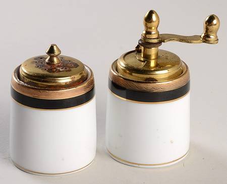 Palermo Black Salt Mill & Pepper Mill Set