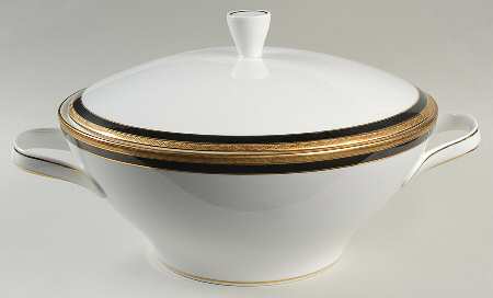 Palermo Black Tureen & Lid