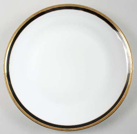 Palermo Black 12" Chop Plate (Round Platter)