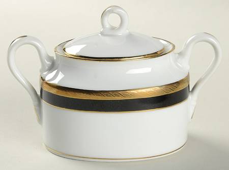 Palermo Black Mini Sugar Bowl & Lid