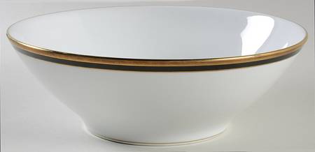 Palermo Black 10" Large Salad Serving Bowl