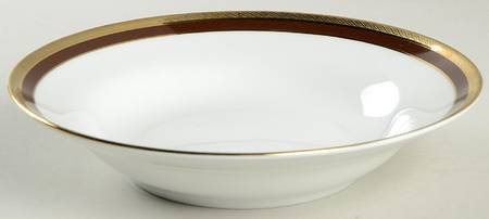 Palermo Brown Rim Soup Bowl