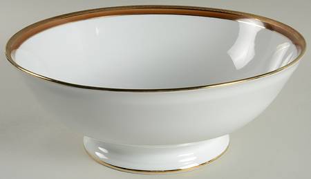 Palermo Brown 10" Footed Salad Serving Bowl