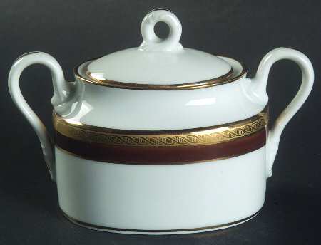 Palermo Brown Mini Sugar Bowl & Lid