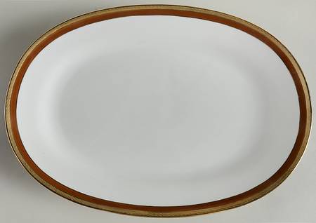 Palermo Brown 14" Oval Serving Platter