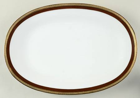 Palermo Brown 12" Oval Serving Platter