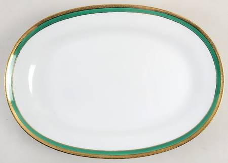 Palermo Green 13" Oval Serving Platter