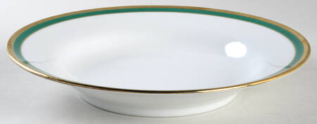 Palermo Green Large Rim Soup Bowl