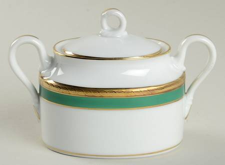 Palermo Green Mini Sugar Bowl & Lid