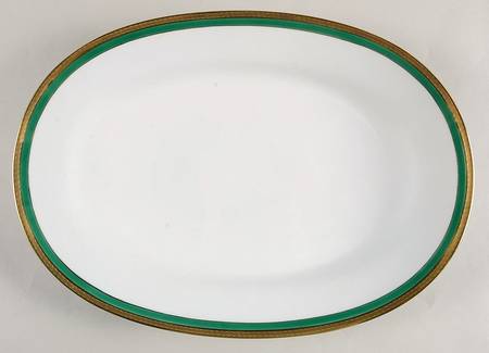 Palermo Green 15" Oval Serving Platter
