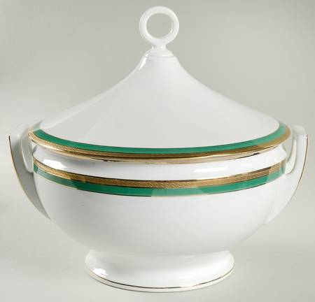 Palermo Green Tureen &  Lid