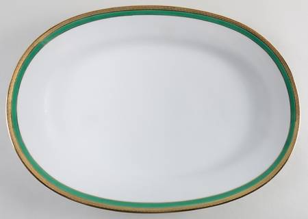 Palermo Green 15" Oval Serving Platter