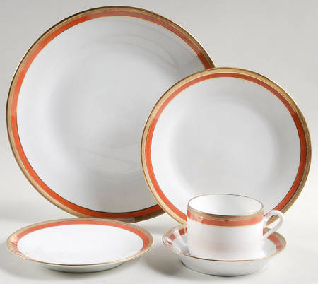 Palermo Rust (Red) 5 Piece Place Setting