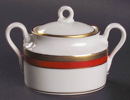 Palermo Rust (Red) Mini Sugar Bowl & Lid