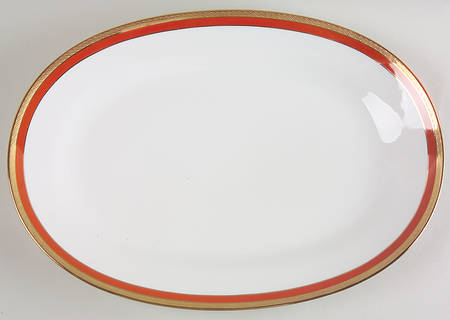 Palermo Rust (Red) 14" Oval Serving Platter