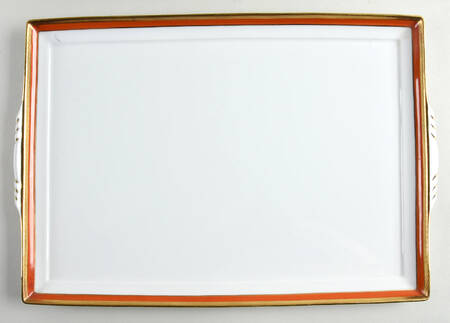 Palermo Rust (Red) 16'' Rectangular Tray